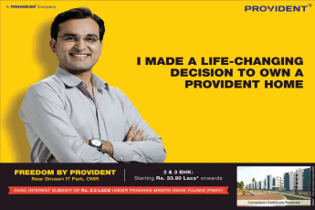 Avail interest subsidy of Rs. 2.3 Lacs under PMAY at Freedom by Provident in Chennai